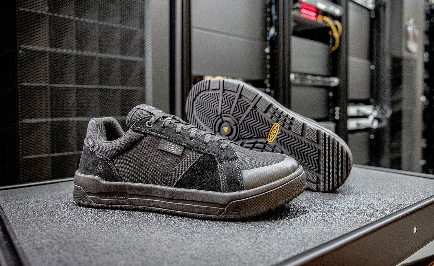 Keen Near Me | Men's Kenton ESD Work Shoe (Soft Toe) Black/Black