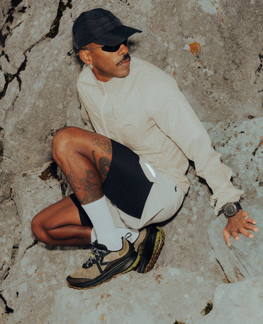 Keen | Men's Roam Trail Running Shoe Black/Orange Peel