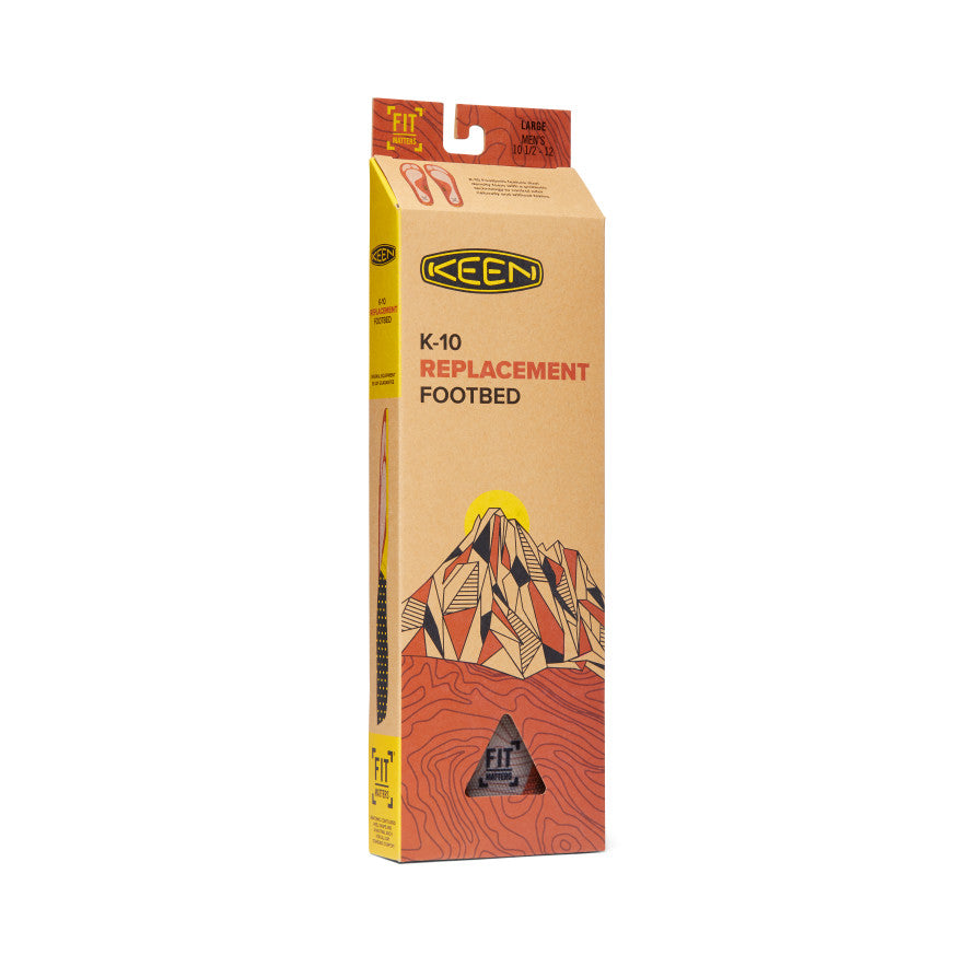 Keen Near Me | Men's Outdoor K-10 Replacement Insole Burnt Orange