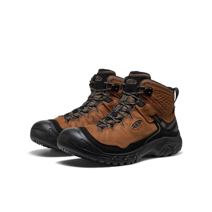 Keen Outlet | Men's Targhee IV Waterproof Hiking Boot Bison/Black
