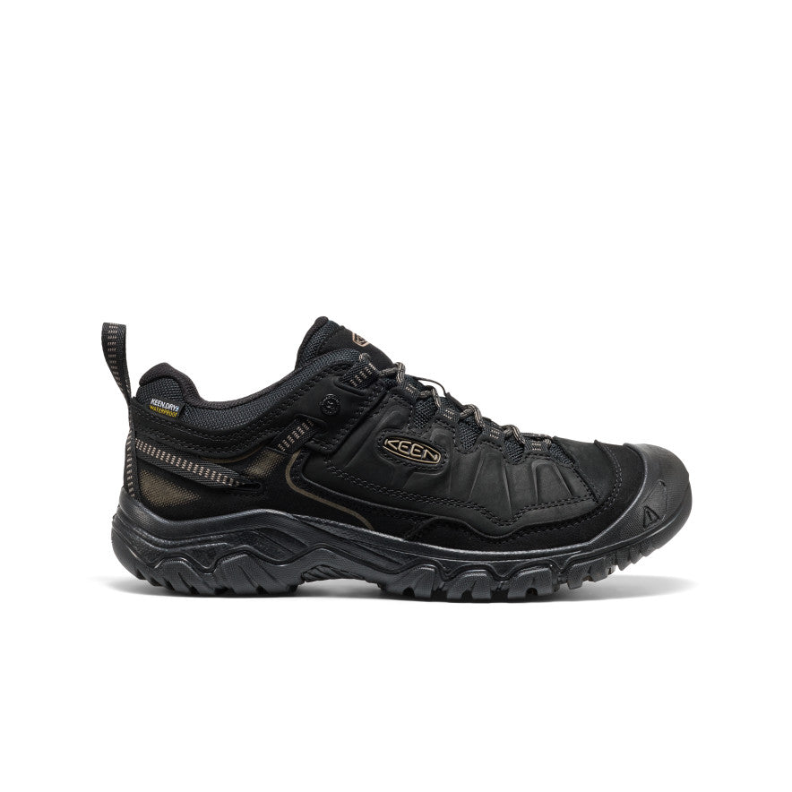 Keen New | Men's Targhee IV Waterproof Hiking Shoe Triple Black