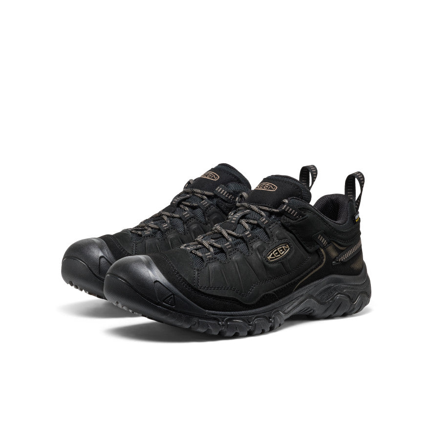 Keen New | Men's Targhee IV Waterproof Hiking Shoe Triple Black