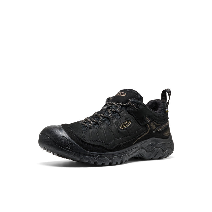 Keen New | Men's Targhee IV Waterproof Hiking Shoe Triple Black
