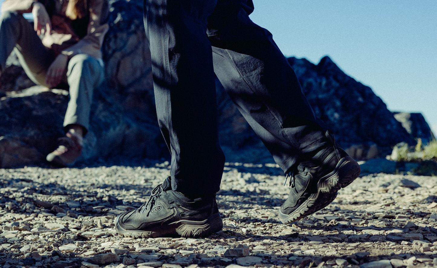 Keen New | Men's Targhee IV Waterproof Hiking Shoe Triple Black