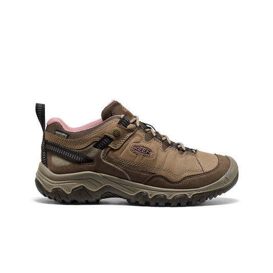 Keen US | Women's Targhee IV Waterproof Hiking Shoe Brindle/Nostalgia Rose