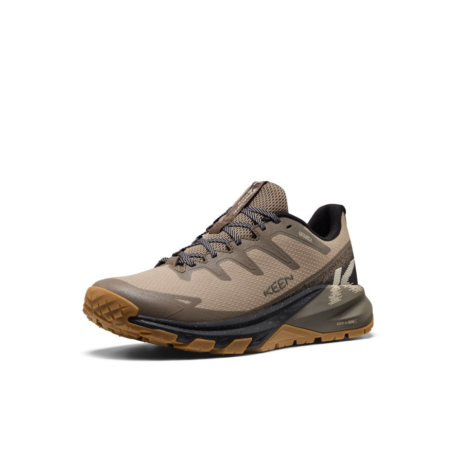 Keen Popular style | Men's Targhee Apex Waterproof Hiking Shoe Brindle/Canteen