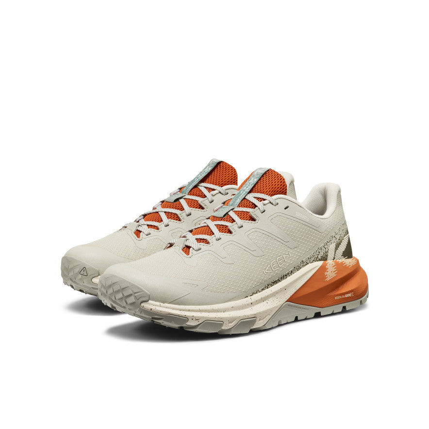 Keen Sale | Men's Targhee Apex Waterproof Hiking Shoe Abbey Stone/Gold Flame