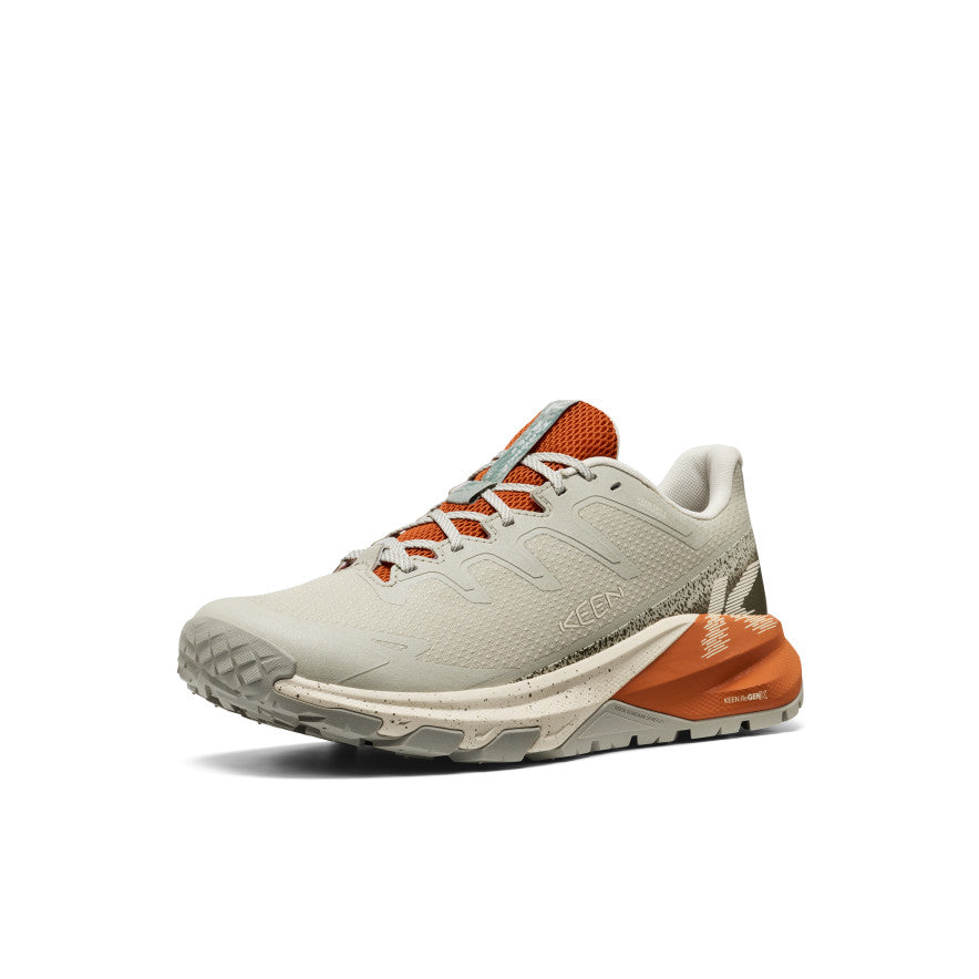 Keen Sale | Men's Targhee Apex Waterproof Hiking Shoe Abbey Stone/Gold Flame