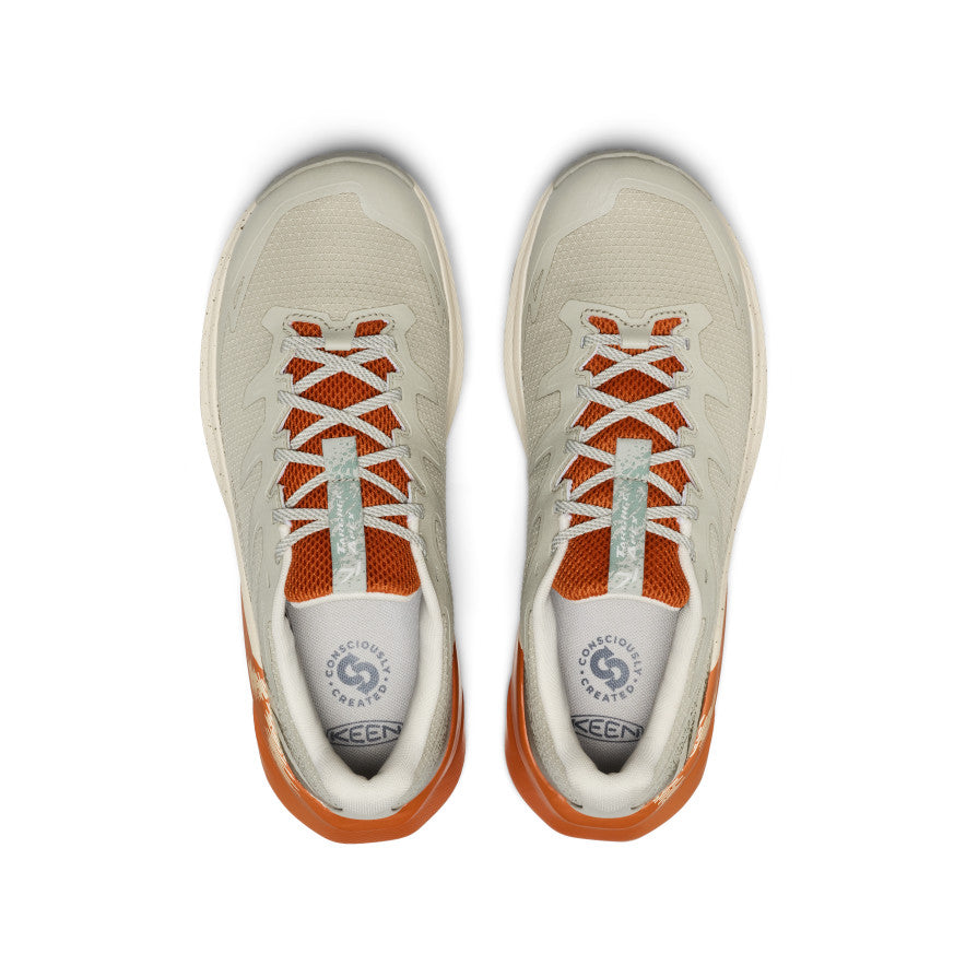 Keen Sale | Men's Targhee Apex Waterproof Hiking Shoe Abbey Stone/Gold Flame