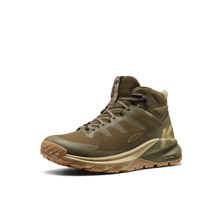 Keen US | Men's Targhee Apex Wide Waterproof Hiking Boot Dark Olive/Khaki