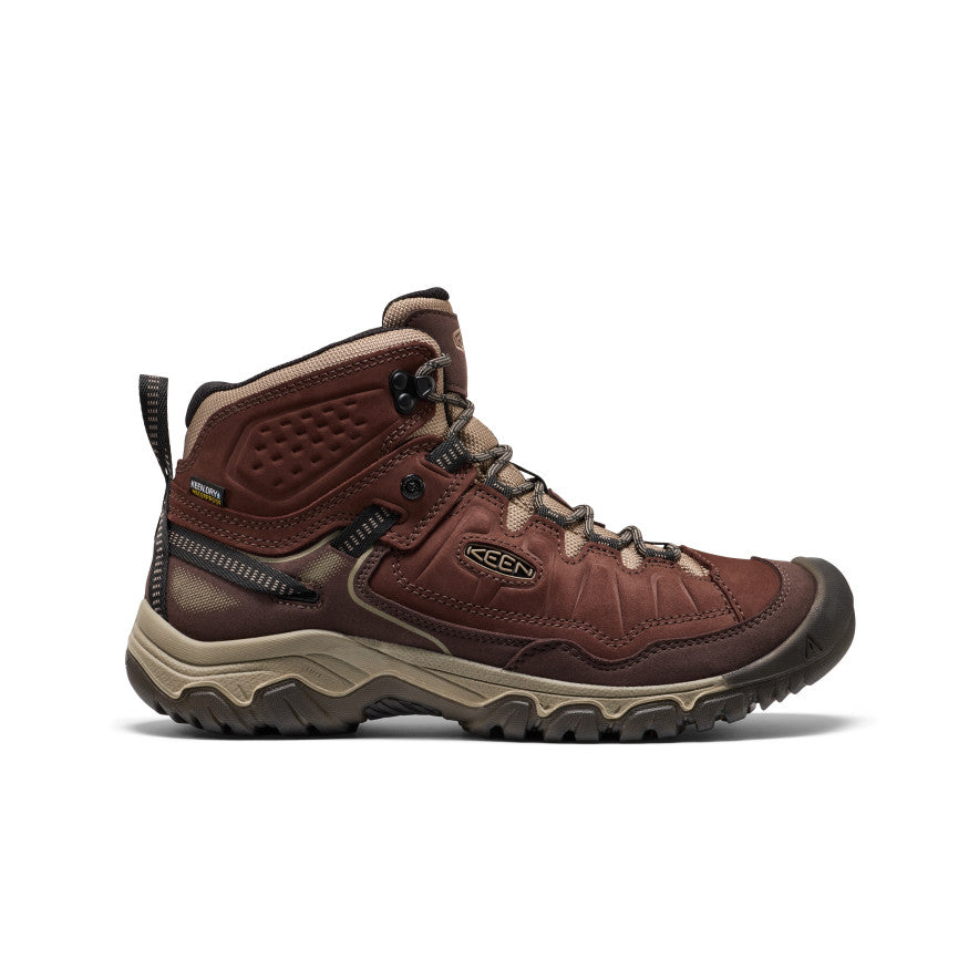 Keen Near Me | Men's Targhee IV Waterproof Hiking Boot Java/Brindle