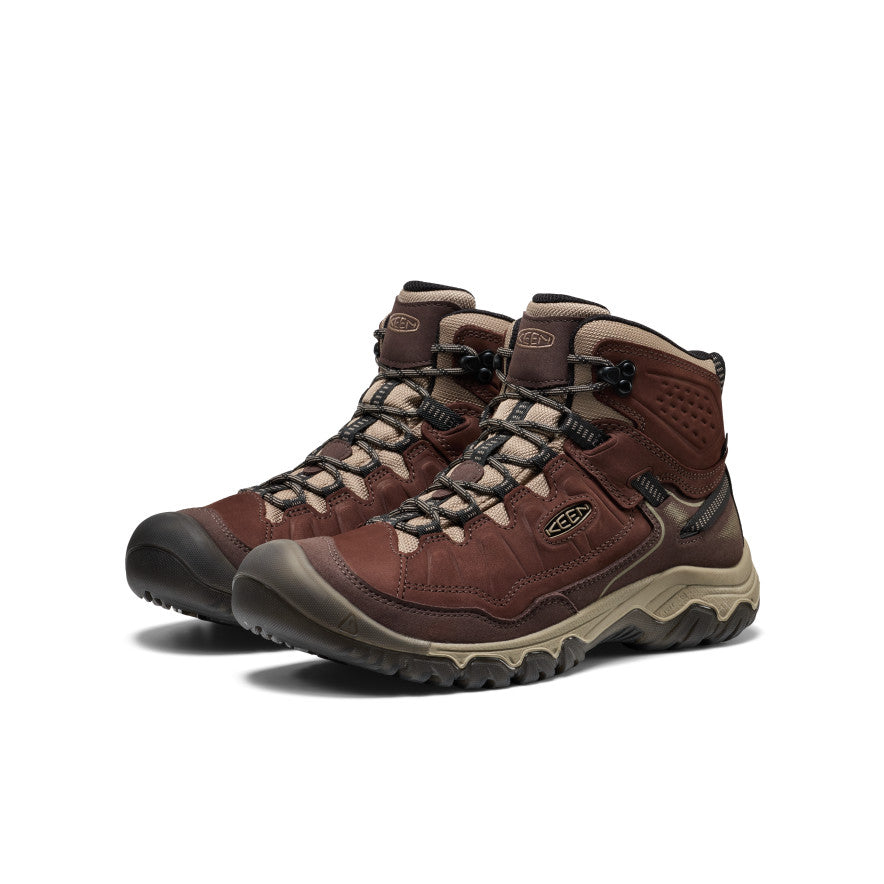 Keen Near Me | Men's Targhee IV Waterproof Hiking Boot Java/Brindle