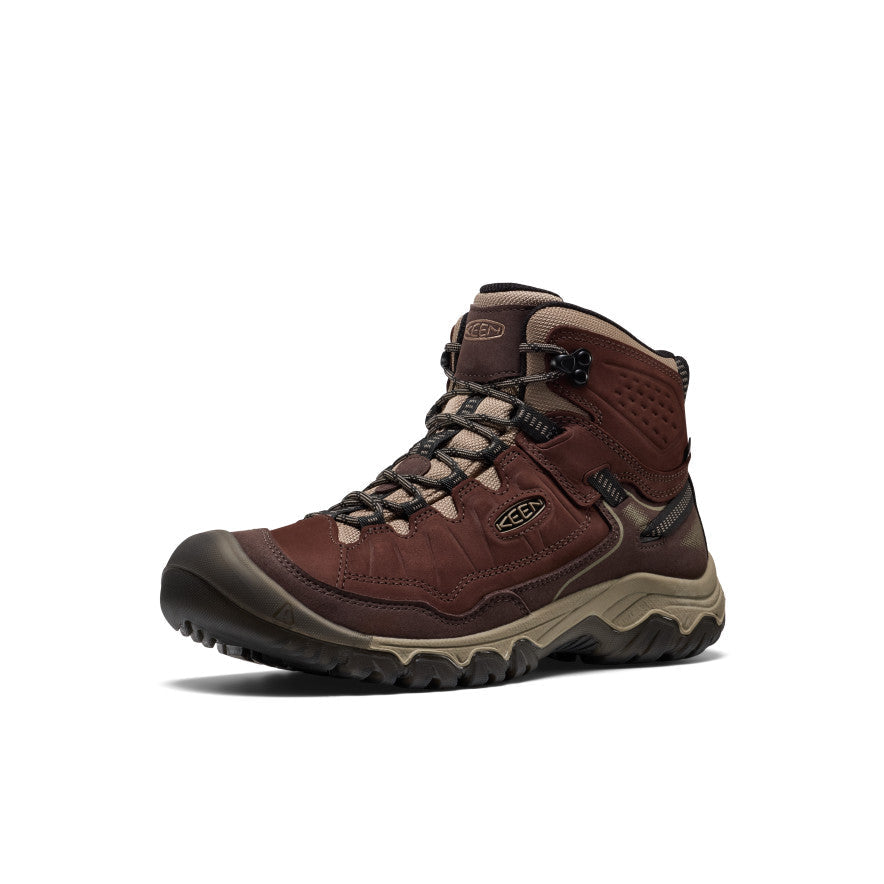 Keen Near Me | Men's Targhee IV Waterproof Hiking Boot Java/Brindle