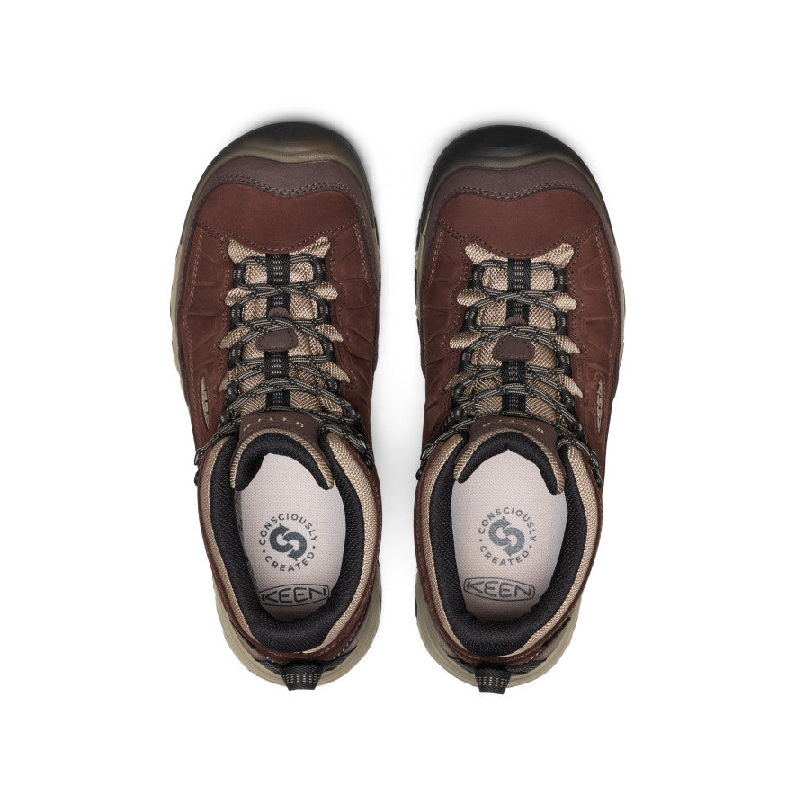 Keen Near Me | Men's Targhee IV Waterproof Hiking Boot Java/Brindle