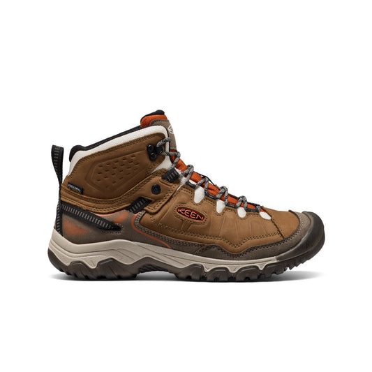 Keen Popular style | Men's Targhee IV Waterproof Hiking Boot Coyote/Gold Flame