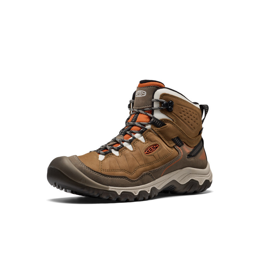 Keen Popular style | Men's Targhee IV Waterproof Hiking Boot Coyote/Gold Flame