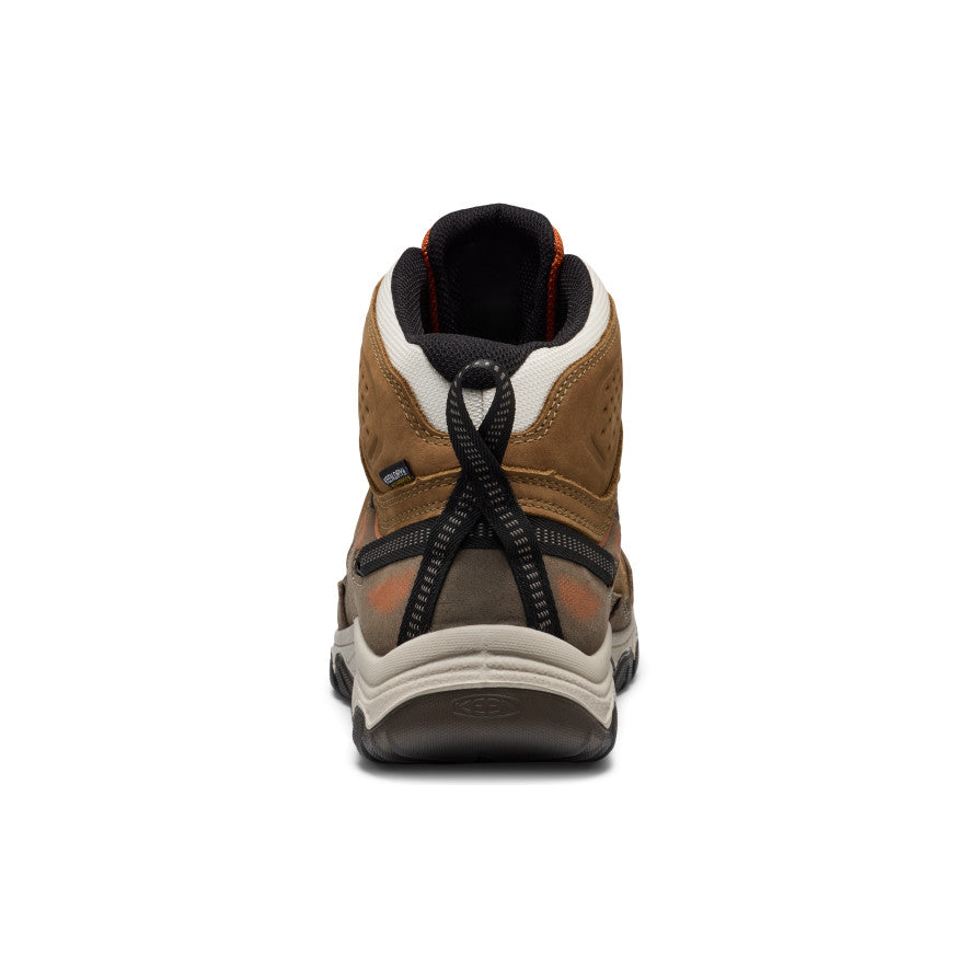 Keen Popular style | Men's Targhee IV Waterproof Hiking Boot Coyote/Gold Flame