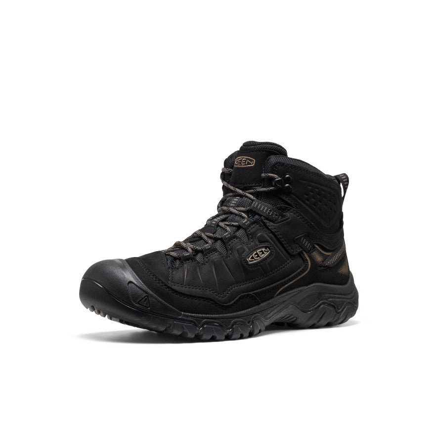 Keen | Men's Targhee IV Wide Waterproof Hiking Boot Triple Black