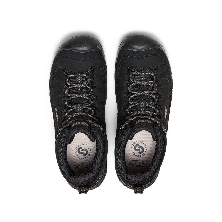 Keen | Men's Targhee IV Wide Waterproof Hiking Boot Triple Black