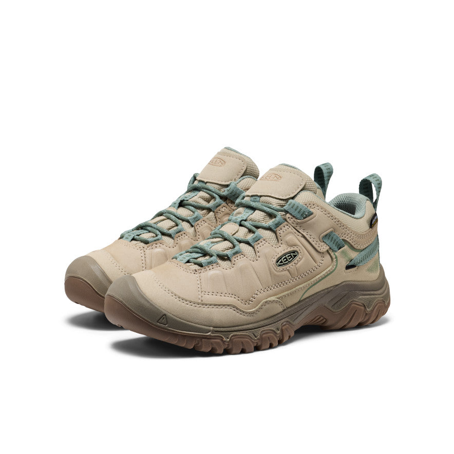 Keen Discount | Women's Targhee IV Waterproof Hiking Shoe Abbey Stone/Lily Pad