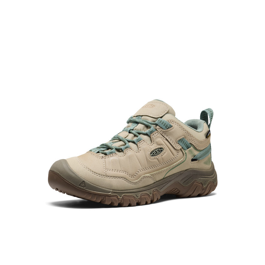 Keen Discount | Women's Targhee IV Waterproof Hiking Shoe Abbey Stone/Lily Pad