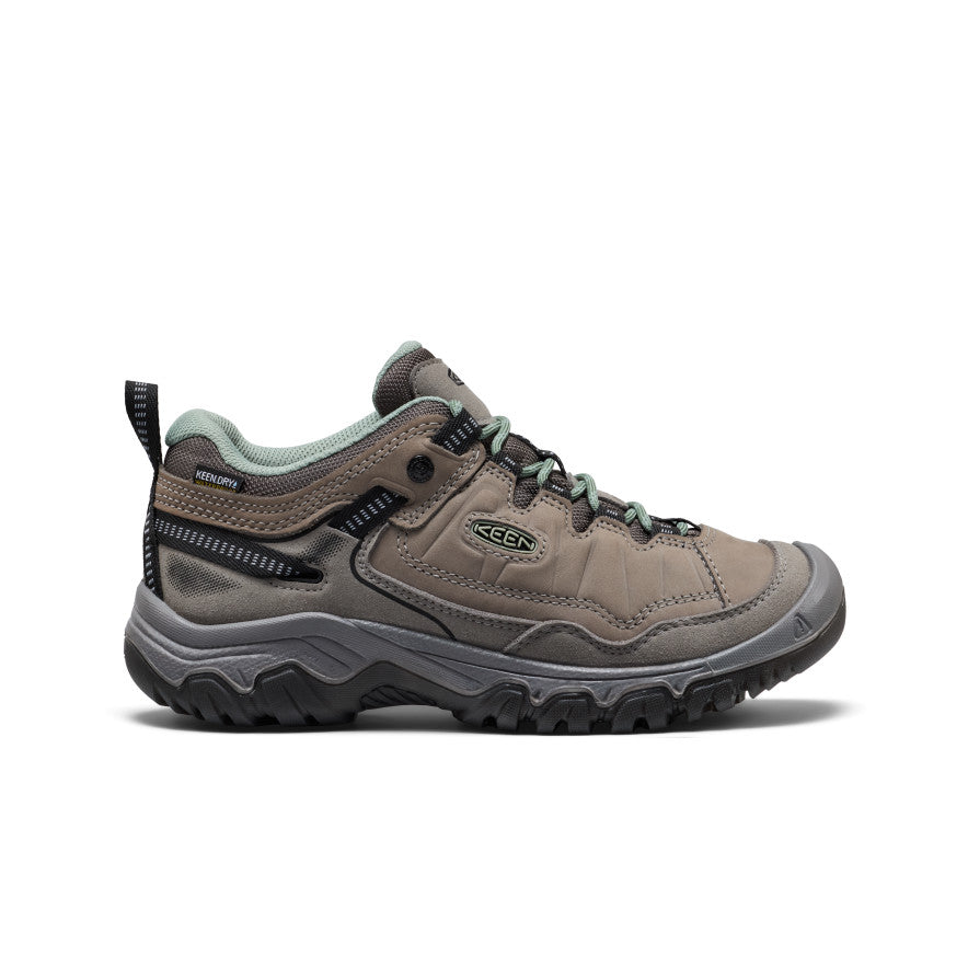 Keen On sale | Women's Targhee IV Waterproof Hiking Shoe Steel Grey/Lily Pad