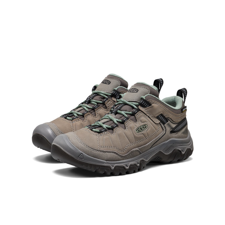 Keen On sale | Women's Targhee IV Waterproof Hiking Shoe Steel Grey/Lily Pad