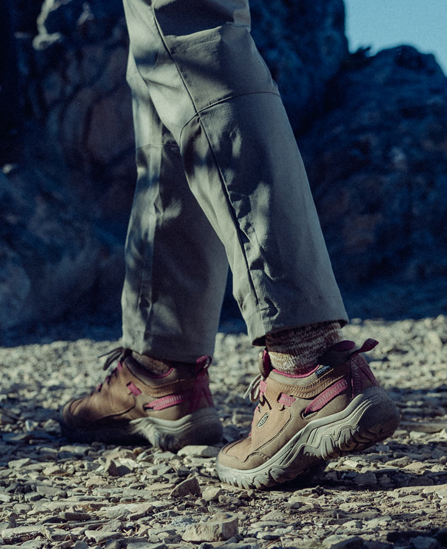 Keen On sale | Women's Targhee IV Waterproof Hiking Shoe Steel Grey/Lily Pad