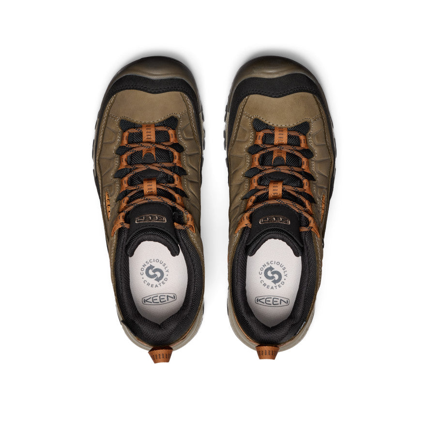 Keen Outlet | Men's Targhee IV Waterproof Hiking Shoe Sea Turtle/Roasted Pecan