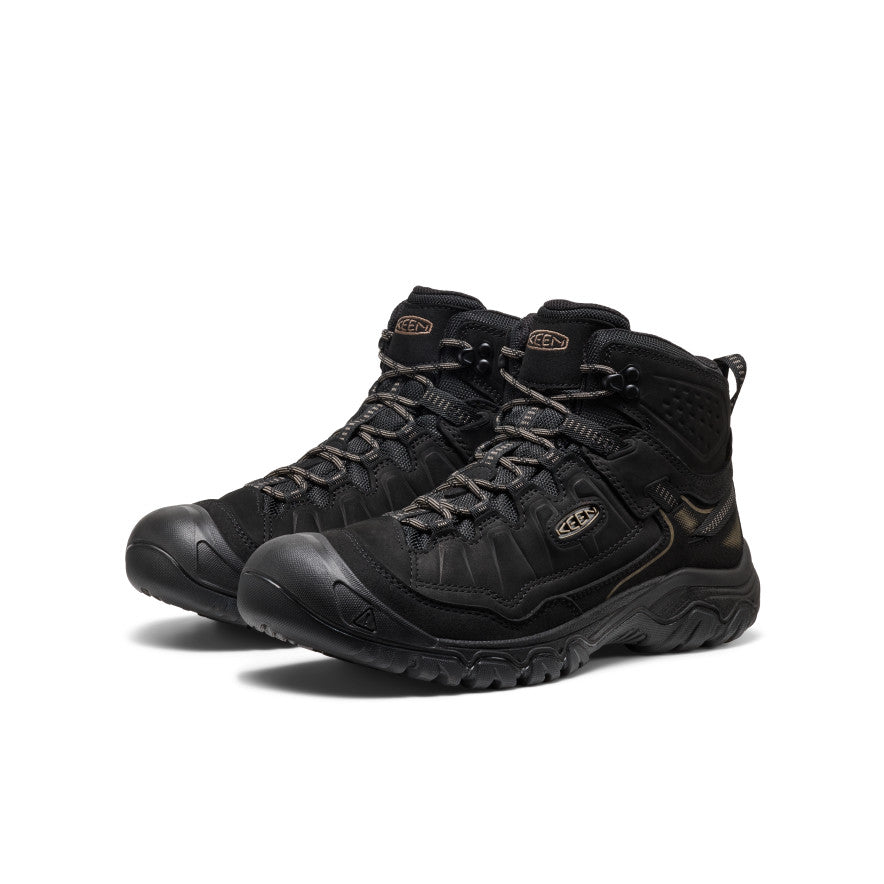 Keen New | Men's Targhee IV Waterproof Hiking Boot Triple Black