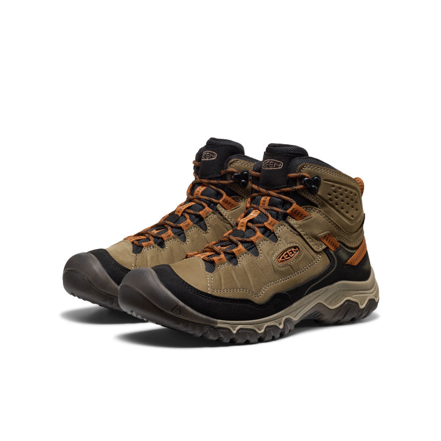 Keen US | Men's Targhee IV Waterproof Hiking Boot Sea Turtle/Roasted Pecan