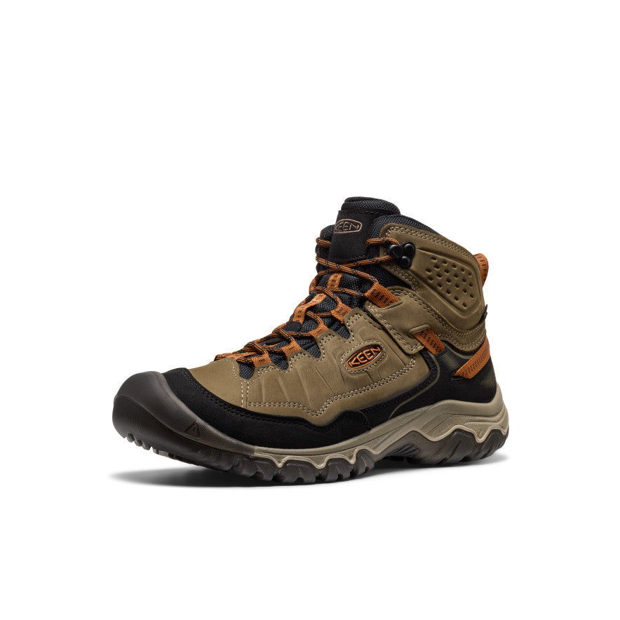 Keen US | Men's Targhee IV Waterproof Hiking Boot Sea Turtle/Roasted Pecan