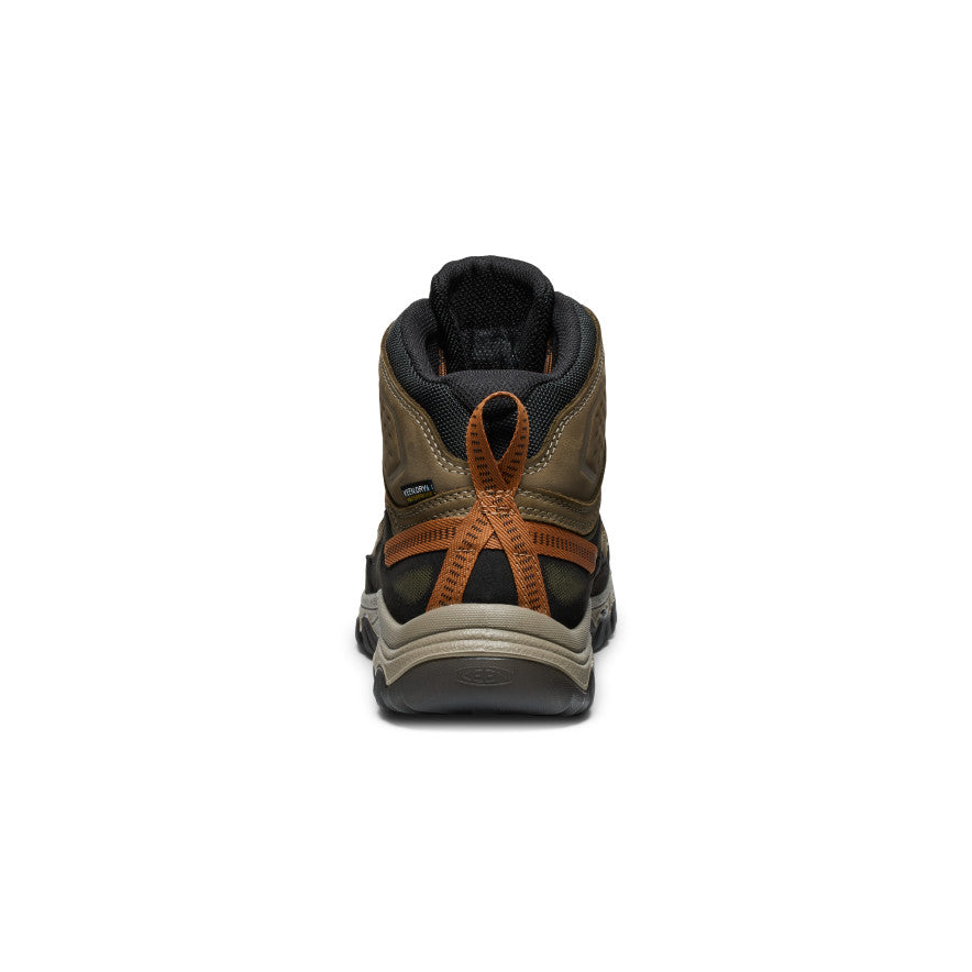 Keen US | Men's Targhee IV Waterproof Hiking Boot Sea Turtle/Roasted Pecan