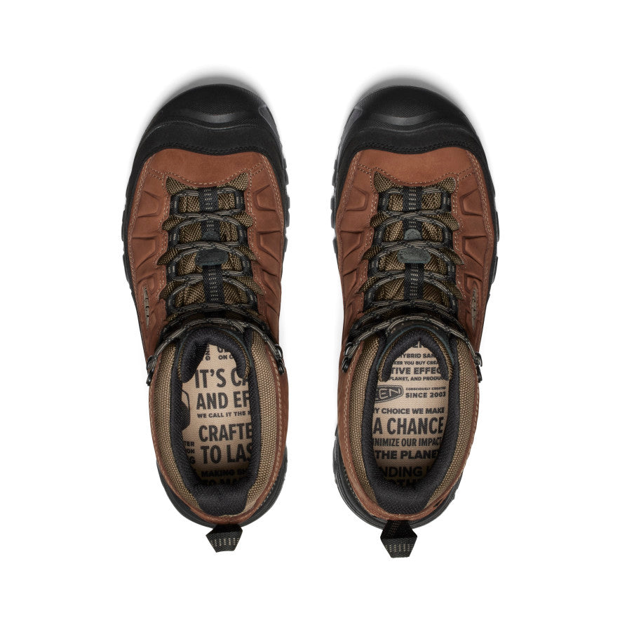 Keen Popular style | Men's Targhee IV Wide Waterproof Hiking Boot Bison/Black