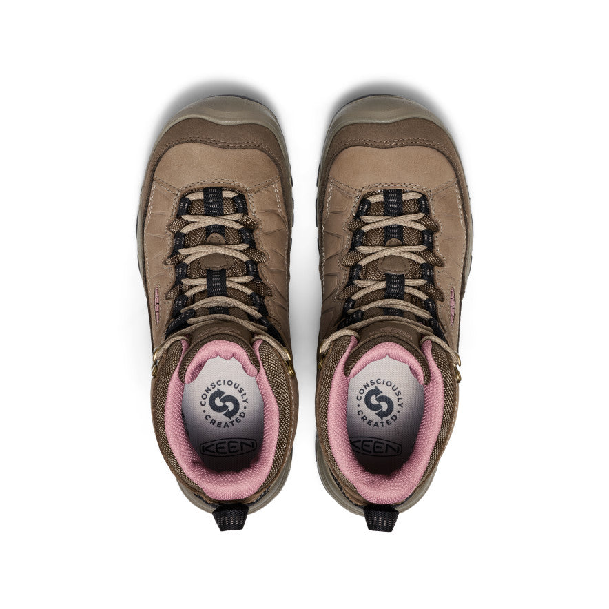 Keen Online | Women's Targhee IV Waterproof Hiking Boot Brindle/Nostalgia Rose