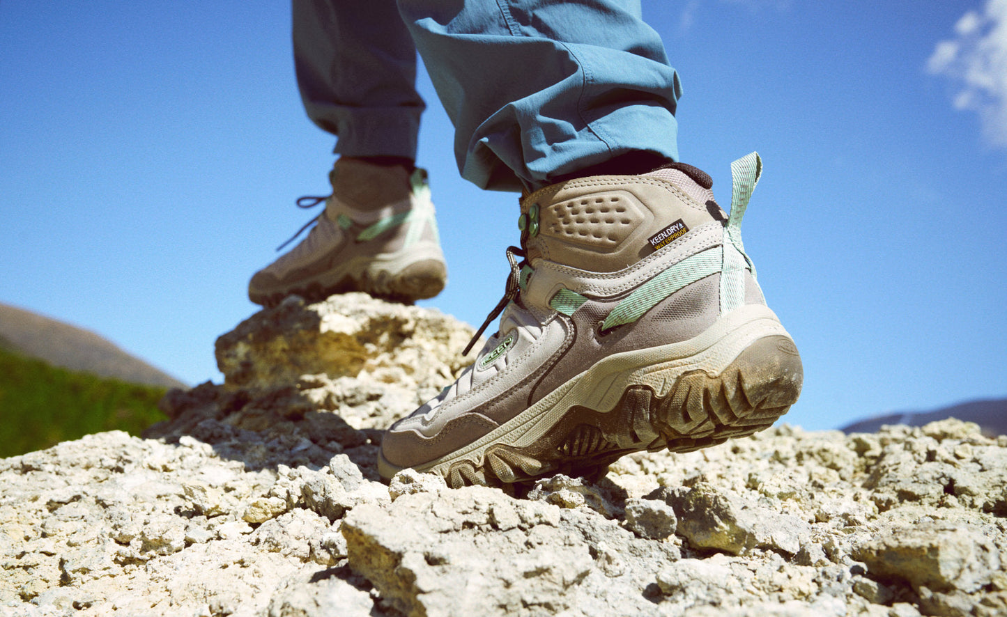 Keen Sale | Women's Targhee IV Waterproof Hiking Boot Alloy/Granite Green