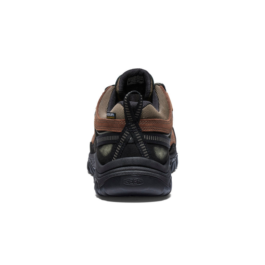 Keen Outlet | Men's Targhee IV Wide Waterproof Hiking Shoe Bison/Black