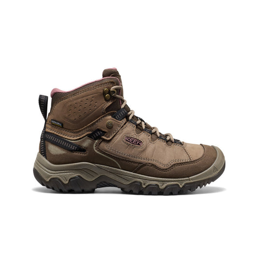 Keen Popular style | Women's Targhee IV Wide Waterproof Hiking Boot Brindle/Nostalgia Rose