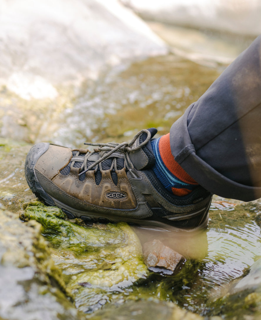 Keen Outlet | Men's Targhee III Waterproof Black Olive/Golden Brown