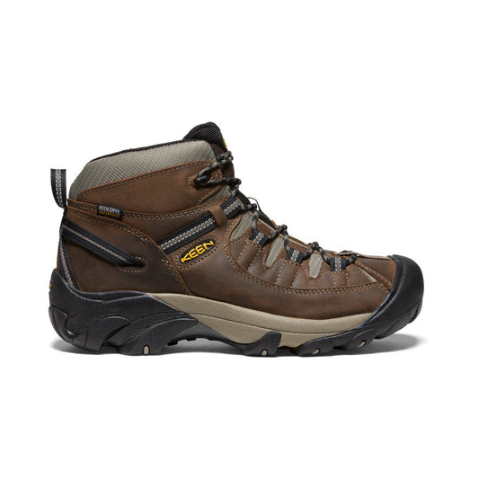 Keen US | Men's Targhee II Mid Waterproof Hiking Boots Shitake/Brindle