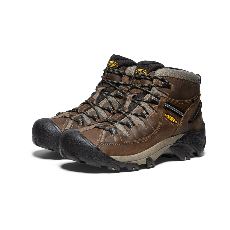 Keen US | Men's Targhee II Mid Waterproof Hiking Boots Shitake/Brindle
