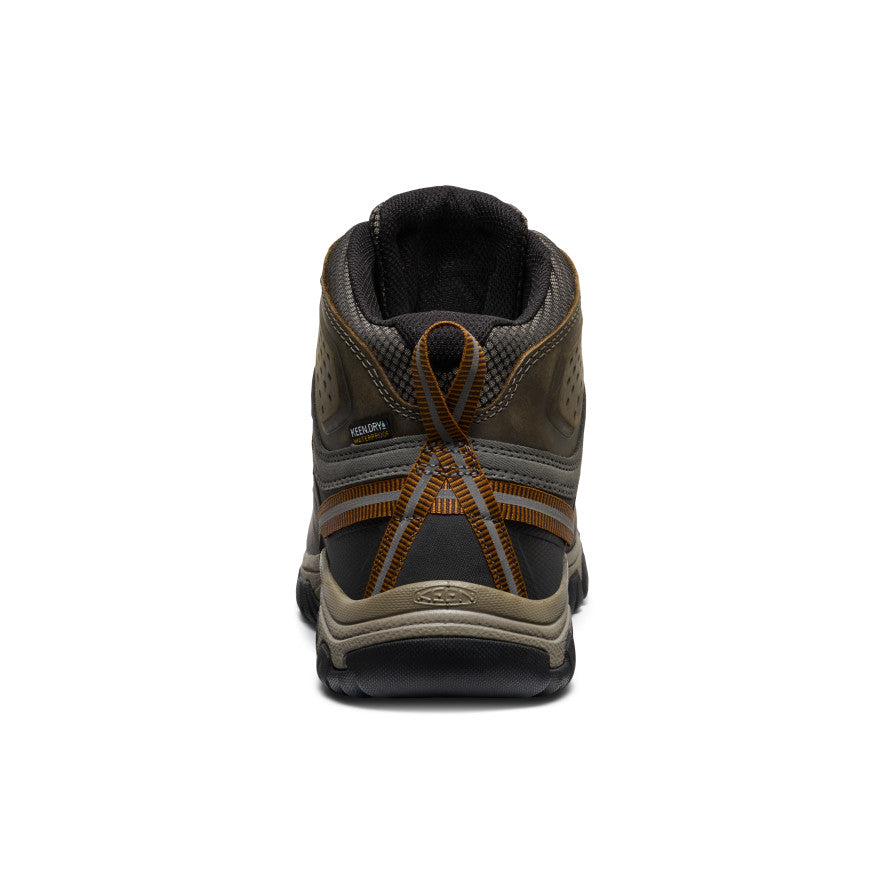 Keen | Men's Targhee III Waterproof Mid Wide Black Olive/Golden Brown
