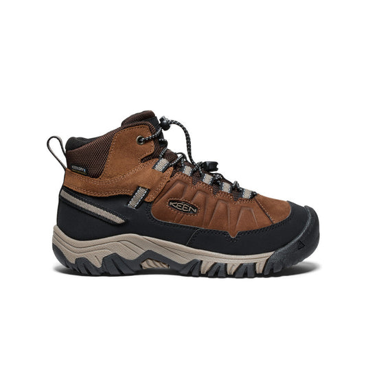 Keen Online | Big Kids' Targhee IV Waterproof Hiking Boot Bison/Brindle