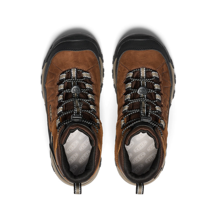 Keen Online | Big Kids' Targhee IV Waterproof Hiking Boot Bison/Brindle