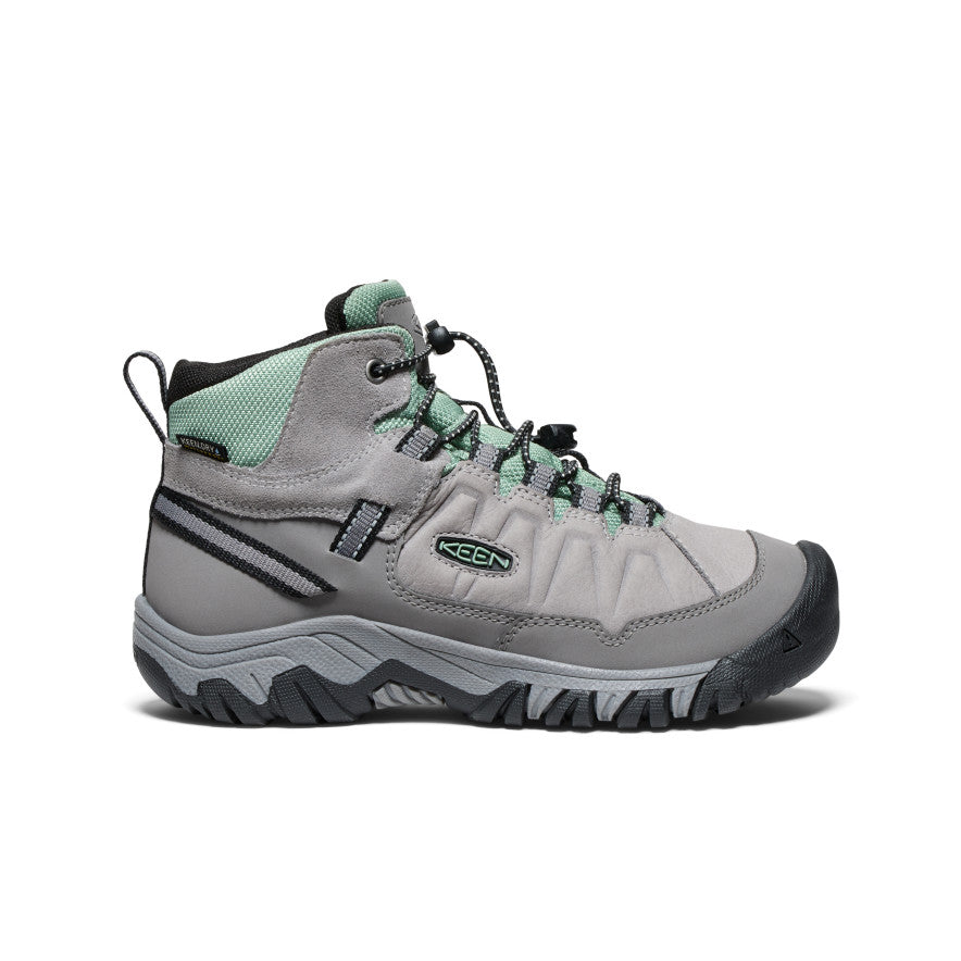 Keen Sale | Big Kids' Targhee IV Waterproof Hiking Boot Alloy/Granite Green