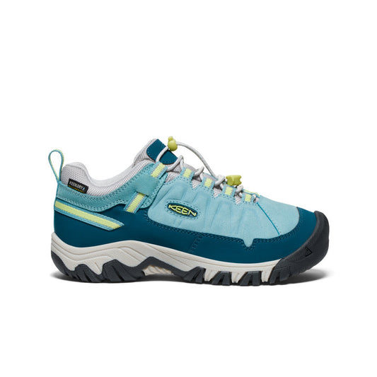 Keen Outlet | Big Kids' Targhee IV Waterproof Hiking Shoe Reef Waters/Daiquiri Green