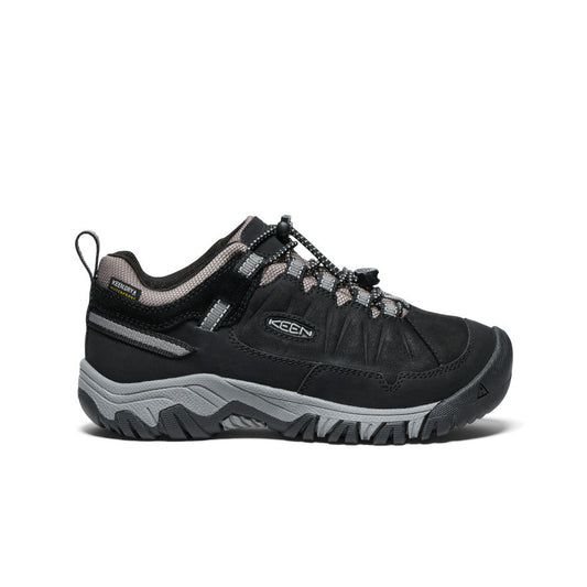 Keen Hot style | Big Kids' Targhee IV Waterproof Hiking Shoe Black/Steel Grey
