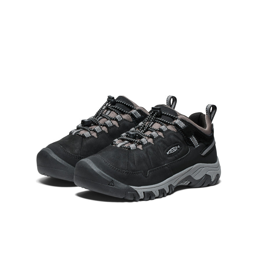 Keen Hot style | Big Kids' Targhee IV Waterproof Hiking Shoe Black/Steel Grey