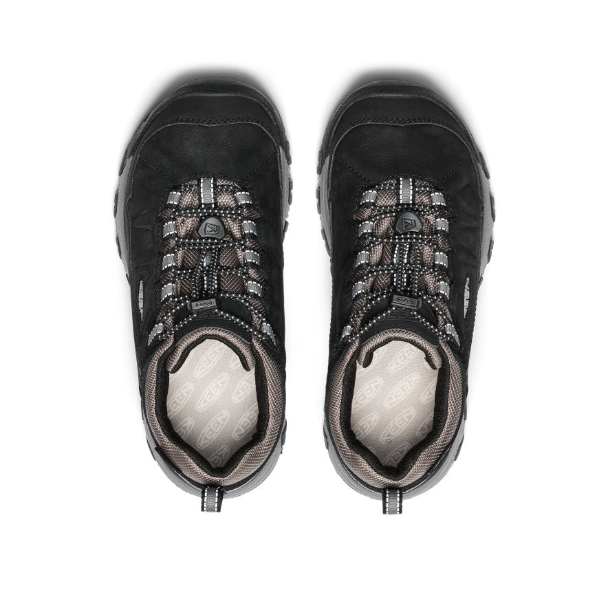 Keen Hot style | Big Kids' Targhee IV Waterproof Hiking Shoe Black/Steel Grey