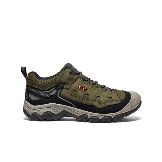 Keen New | Men's Targhee IV Vented Hiking Shoe Dark Olive/Gold Flame
